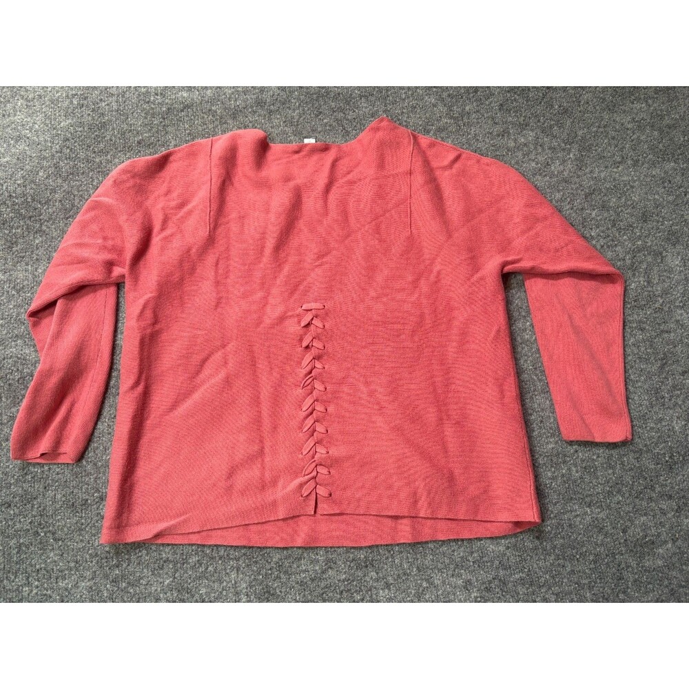 J Jill Sweater Womens XS Pink Pull Over Long Sleeve
